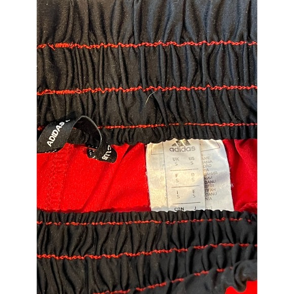 Adidas Red Black Basketball Shorts Mens S - Picture 3 of 3